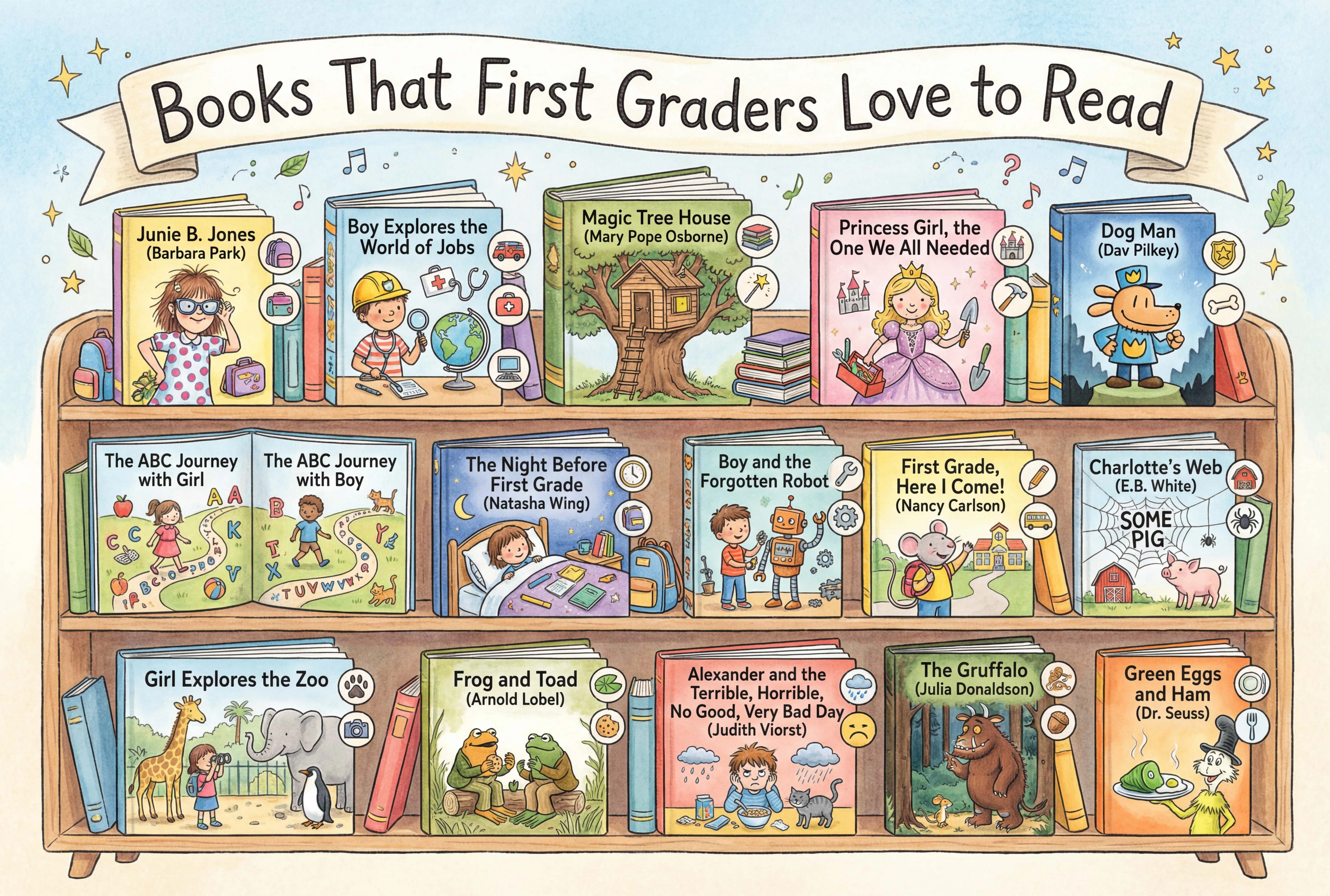 15 Best Books for First Graders: Top Picks for Ages 6–7 - Wonder Wraps