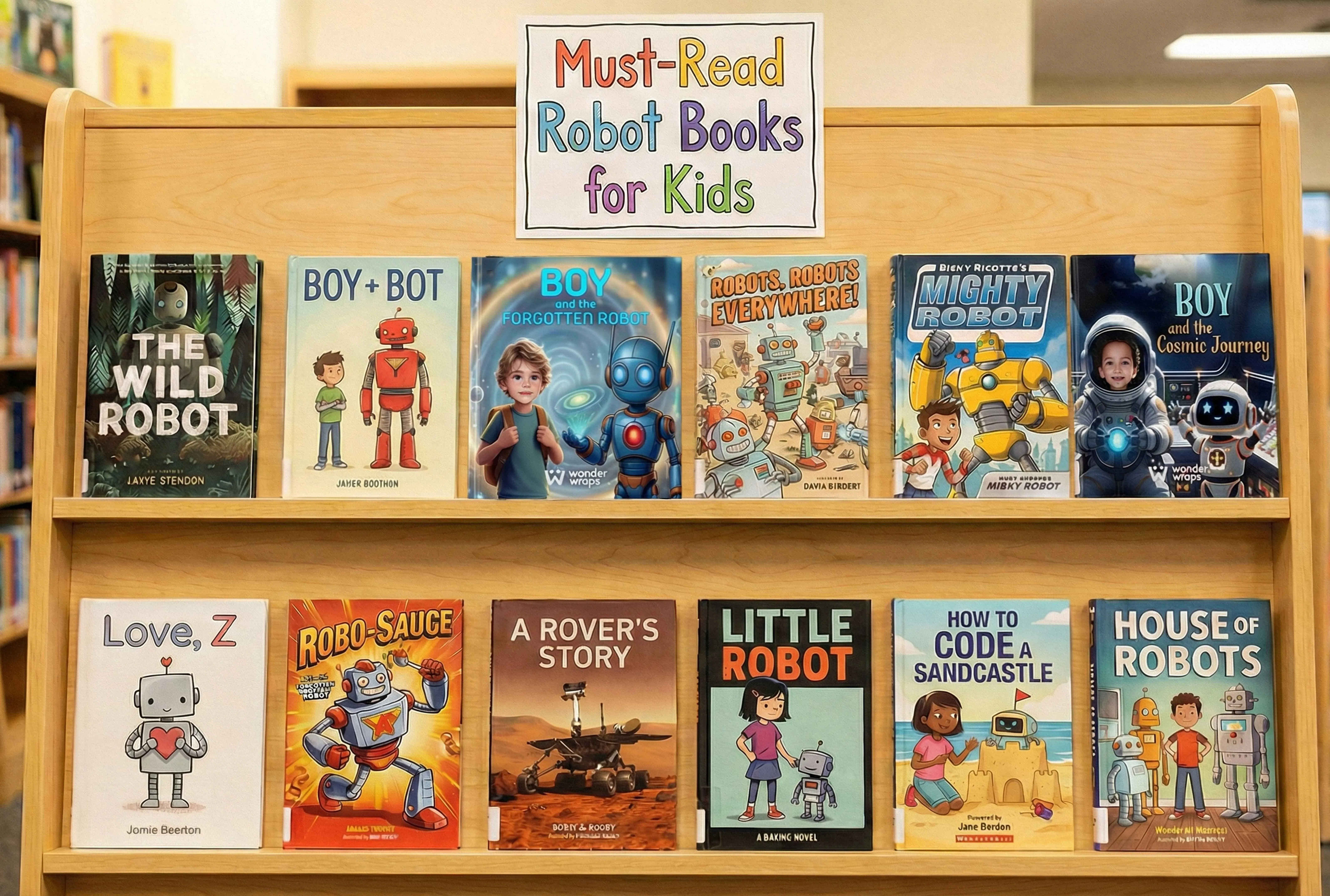 12 Best Robot Books for Kids: Funny and Unique Stories - Wonder Wraps